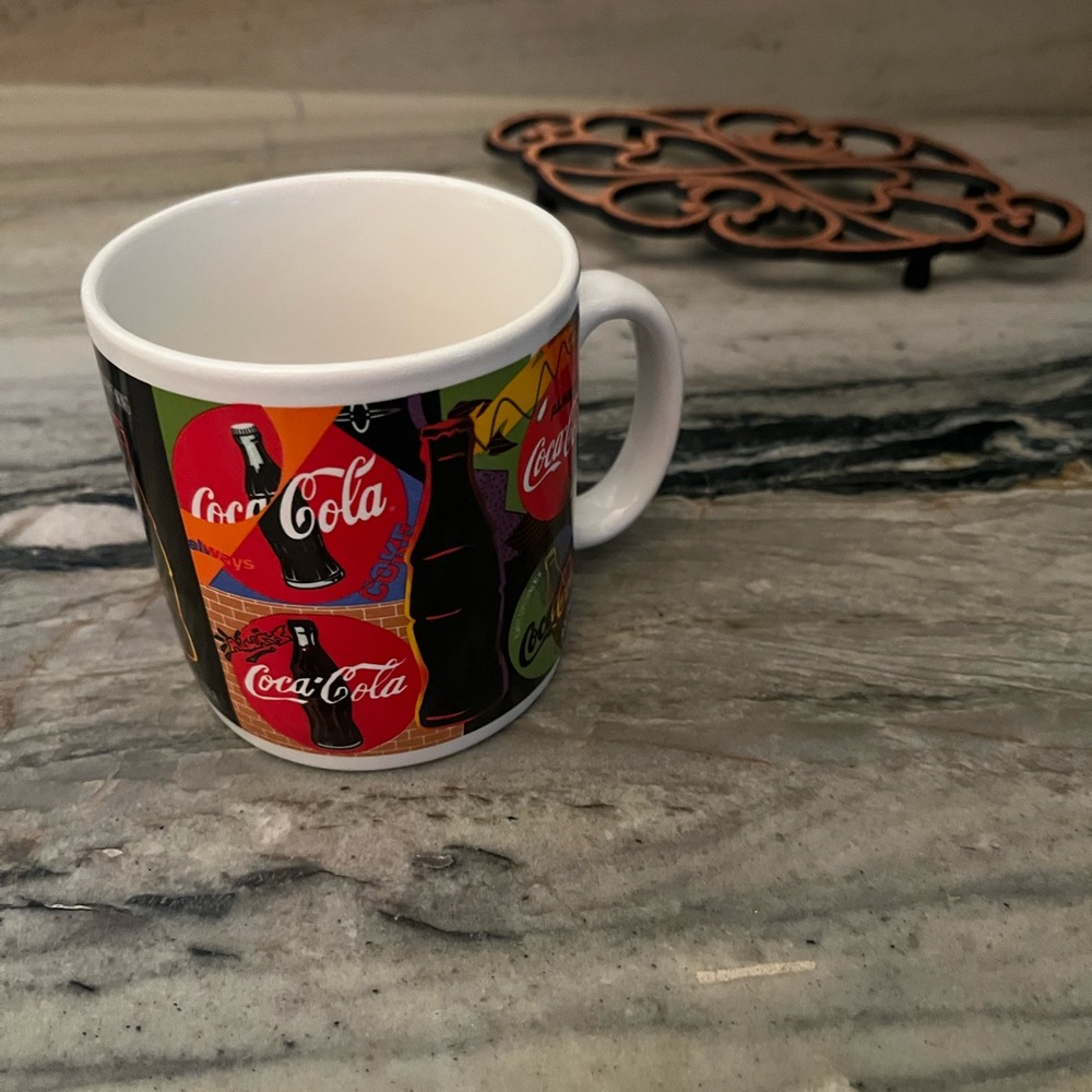 Coca Cola Colorful Logo Mug 1995